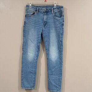 American Eagle Outfitters Men's Light Blue Slim Jeans 33x32